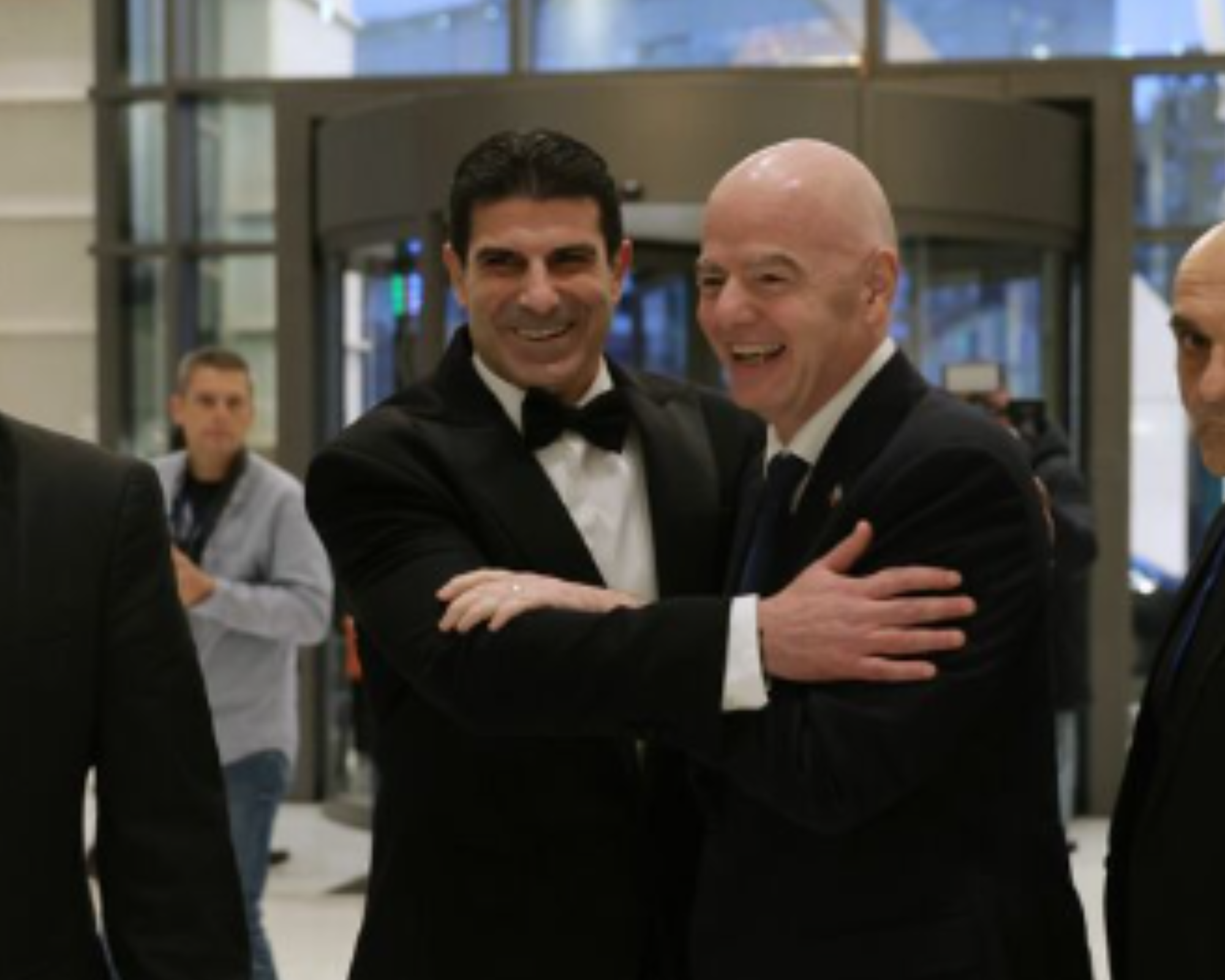 Джани Инфантино лично приветства Георги Иванов в Цюрих