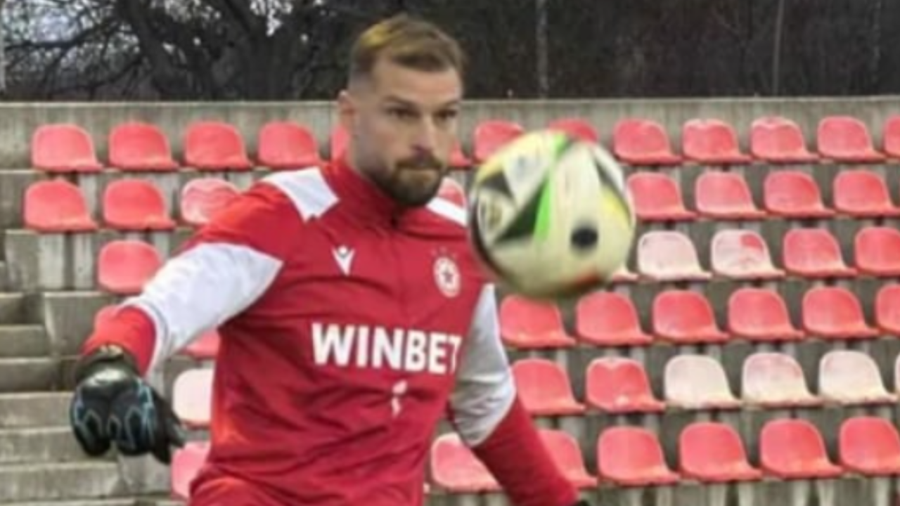Вратарят на ЦСКА Густаво Бусато вече тренира без предпазна маска