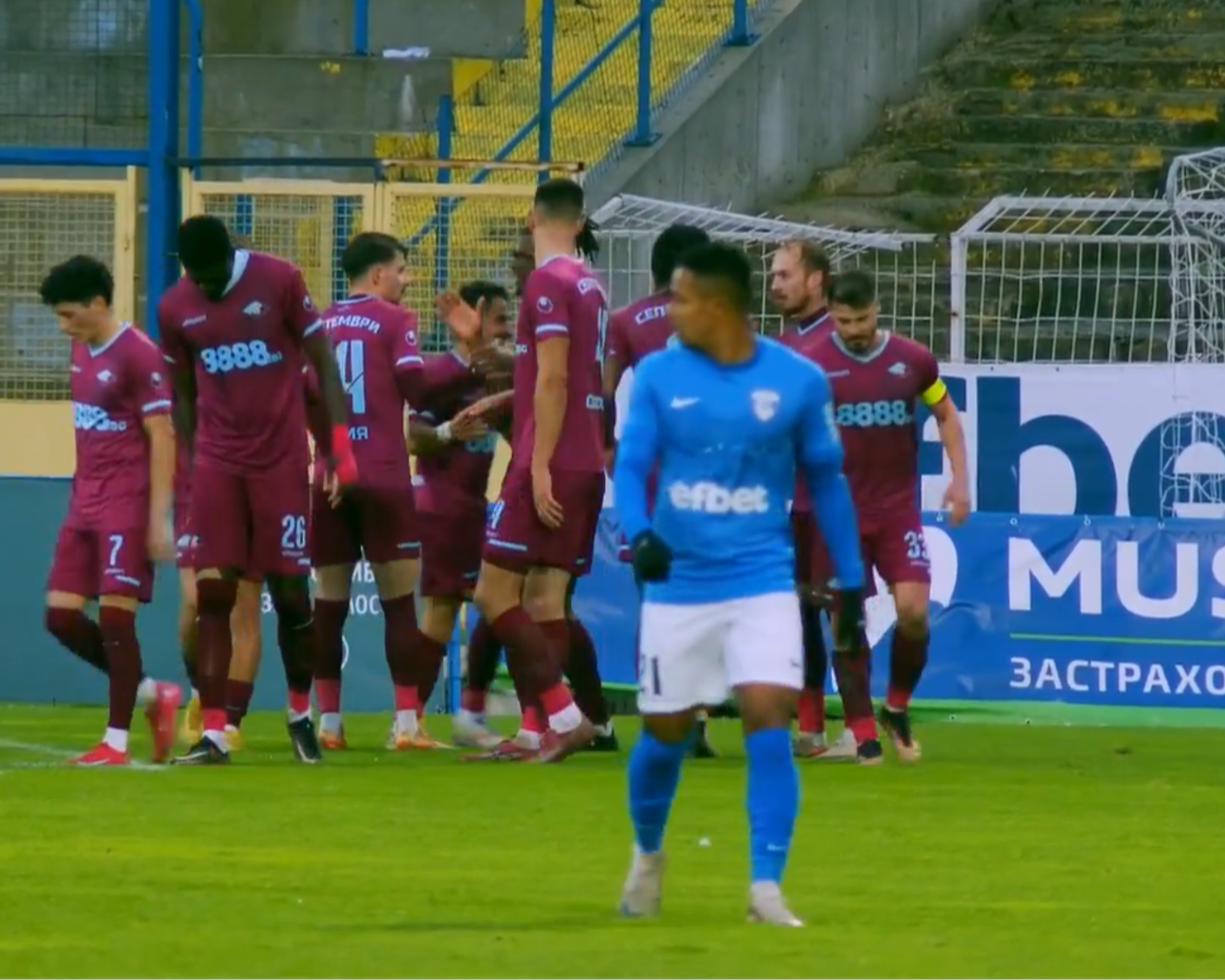 Септември разгроми Спартак (Варна) с 4:1 в откриващия мач от 15-ия кръг на efbet Ли