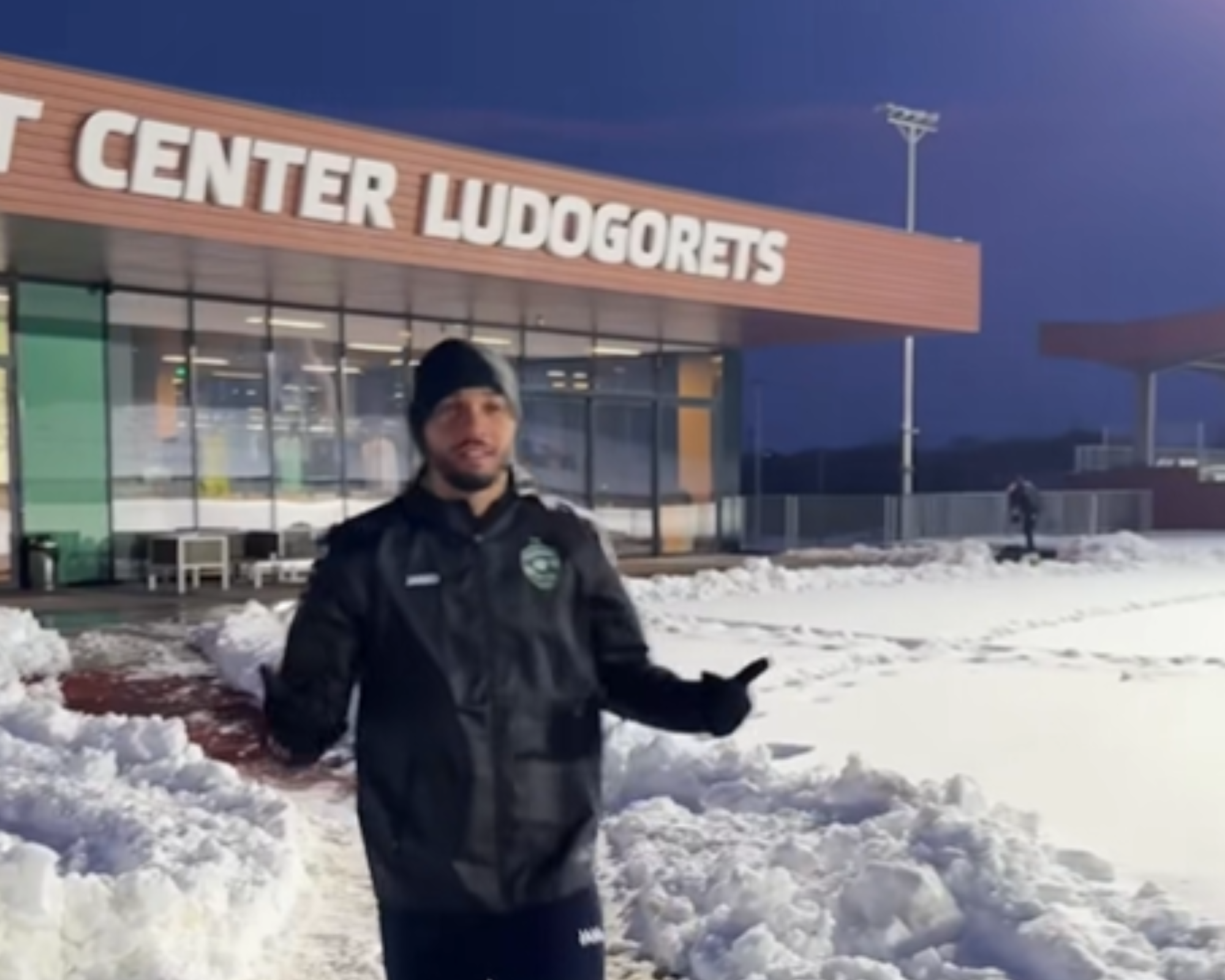 Лудогорец тренира в снега преди сблъсъка с Ференцварош